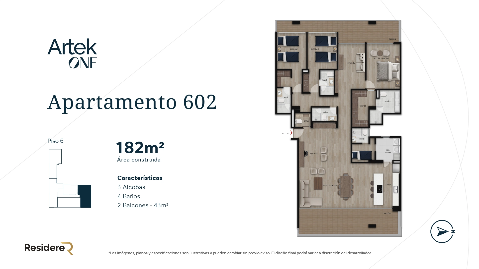 Galería_Planta PENTHOUSE_602