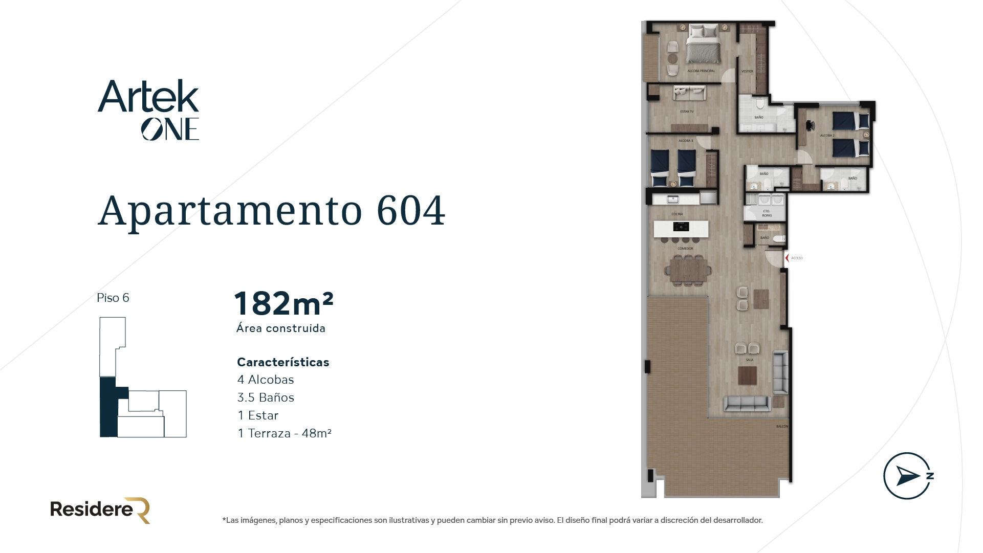 Galería_Planta PENTHOUSE_604