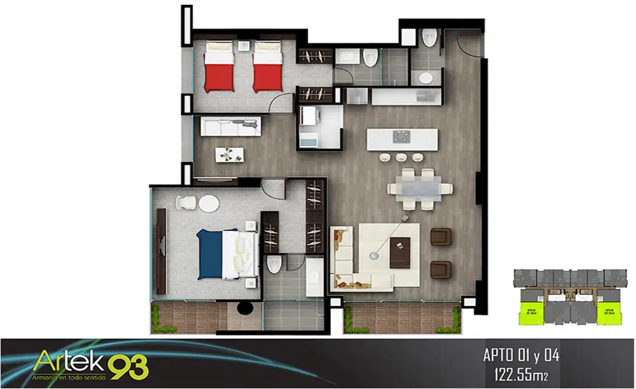 APTO 122 M2