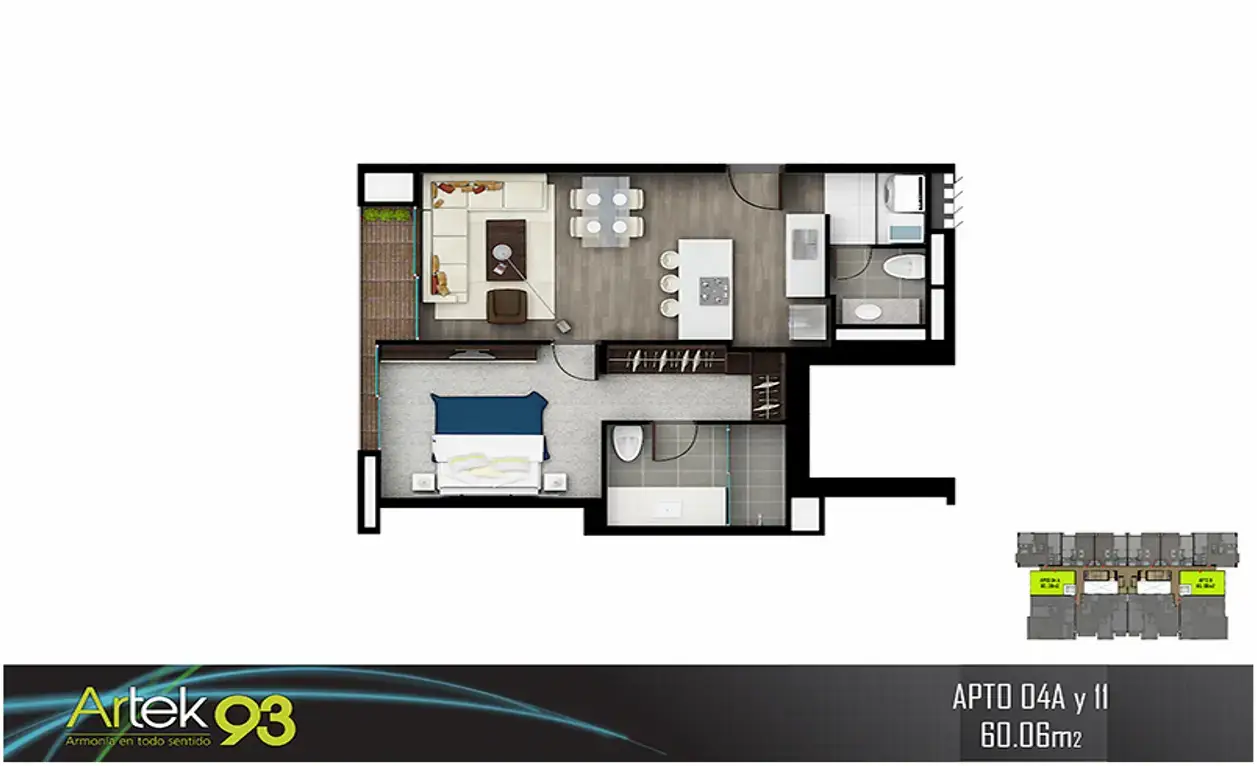 APTO 60 M2