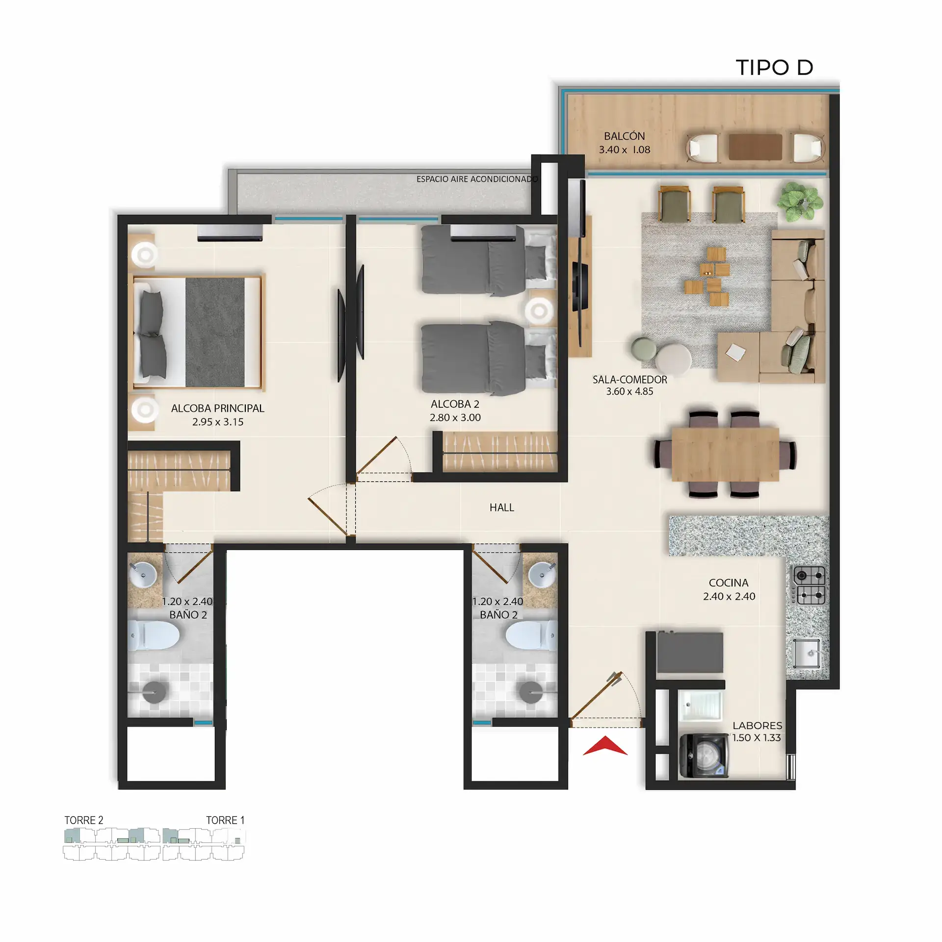 ARTEK MAR APTO 75 M2