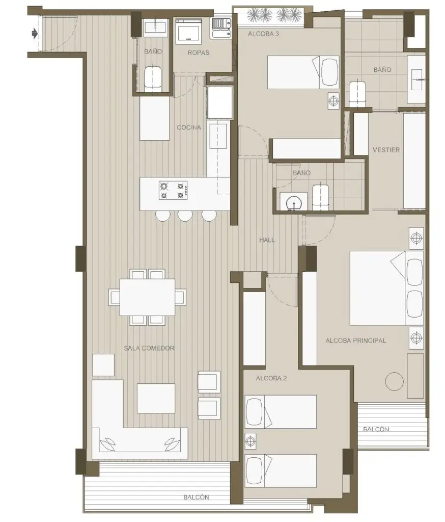 APTO 124 M2