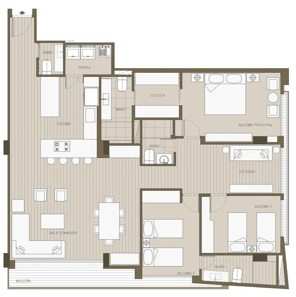 APTO 155 M2