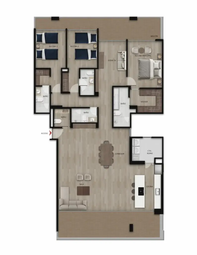 APTO 174 M2