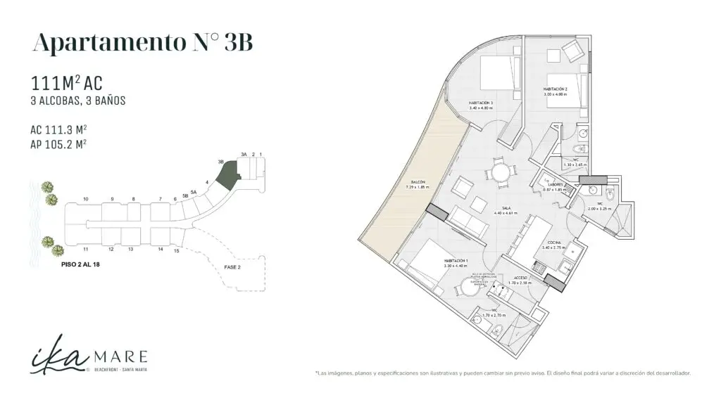 APTO 111 M2