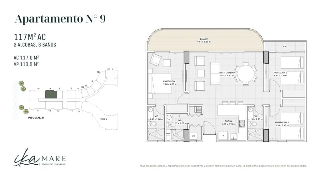 APTO 117 M2