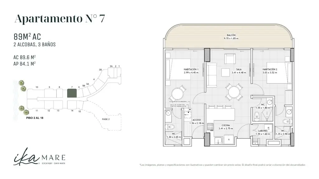 APTO 89 M2