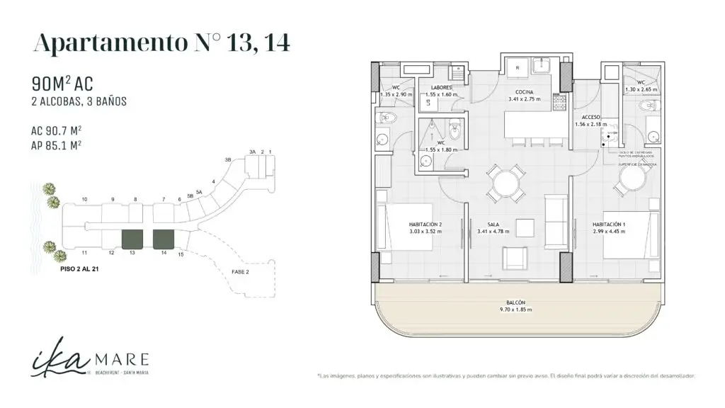APTO 90 M2